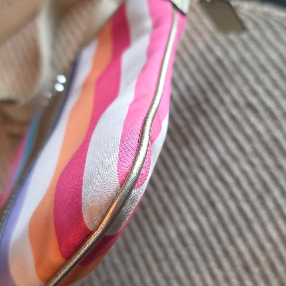 Coach Legacy Striped Crossbody In Pastels - Picture 4 of 11